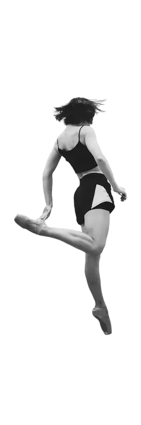 Danseuse professionnelle adulte fond transparent